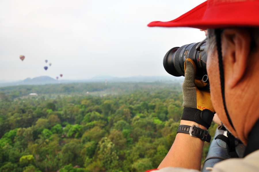 Hot air ballooning tours in Kandalama in Sri Lanka